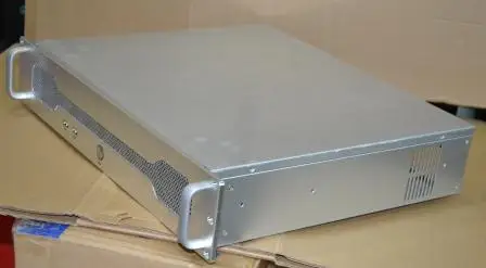 Ultra Short 2U Aluminum Panel Silver Industrial