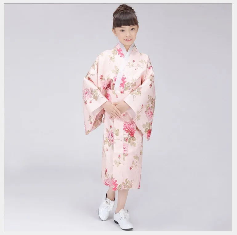 Buy Novelty Blue Japanese Baby Girl Kimono With Obi