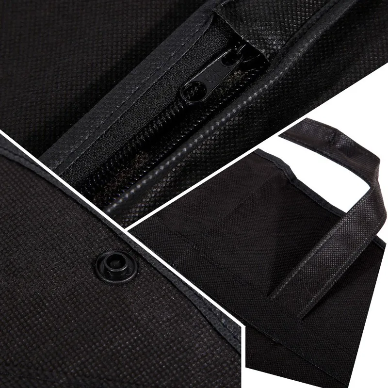 Черный пылезащитный мешок для одежды чехол для костюма платье Vetemen нетканый дышащий пылезащитный чехол Пылезащитная вешалка для одежды сумка для одежды
