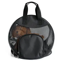 Складная модная однотонная дышащая Полиэфирная Сумка для собак на открытом воздухе, дорожные сумки для маленьких и крупных собак PB732