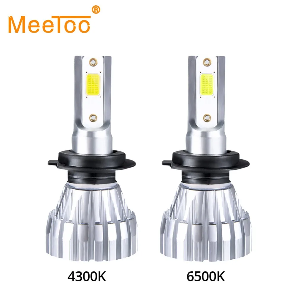

Mini Fanless LED H1 HB3 HB4 Car Fog Lamp 12V 6500K COB Chip H3 Led Light Bulbs For Cars 5000Lm 50W LED H11 H9 H8 Auto Fog Lights