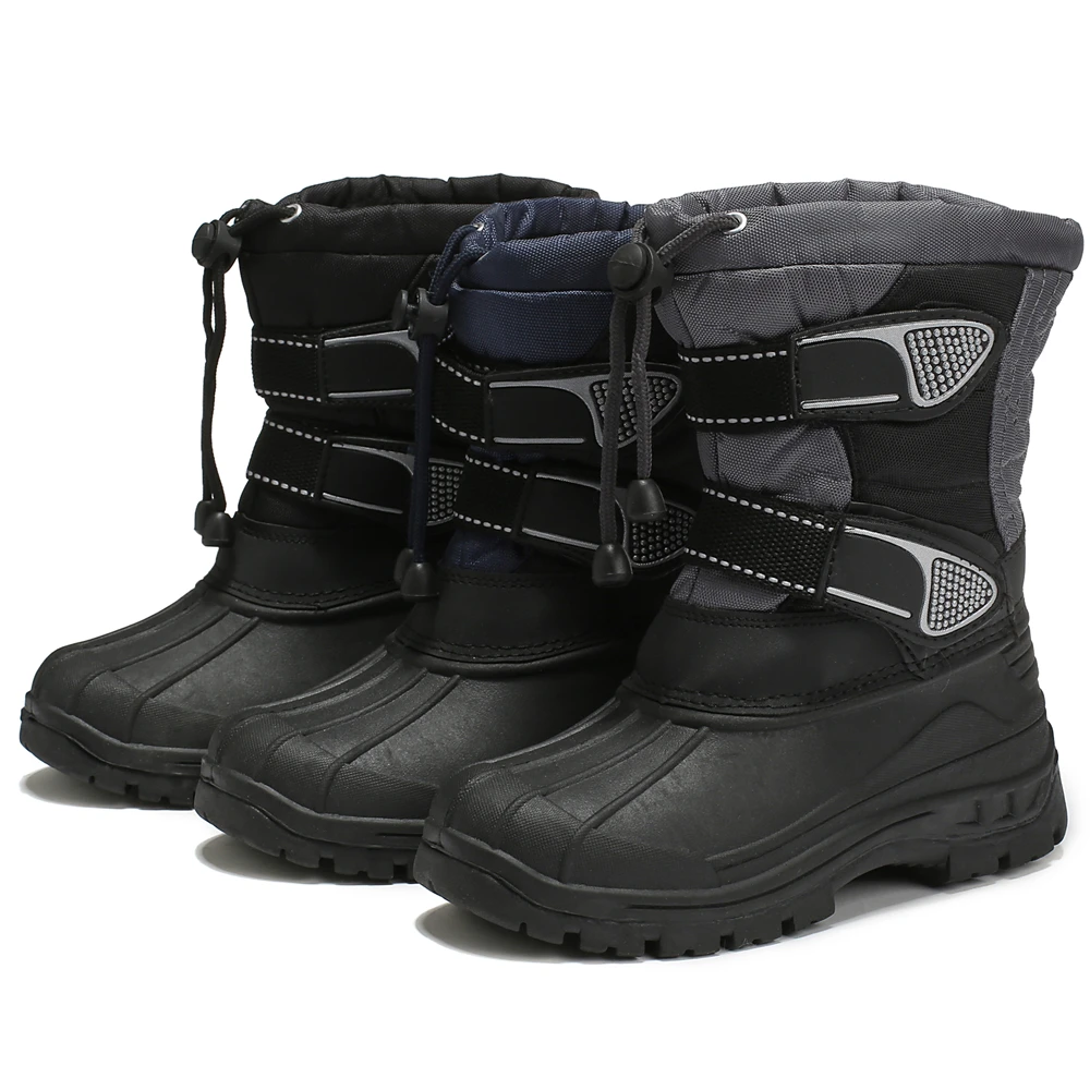

HDL-18948 Winter Boy Kids Child Comfortable Addition Cotton Shoes Girl Thickened Supersoft Keep Warm Slip-proof Snow Boots