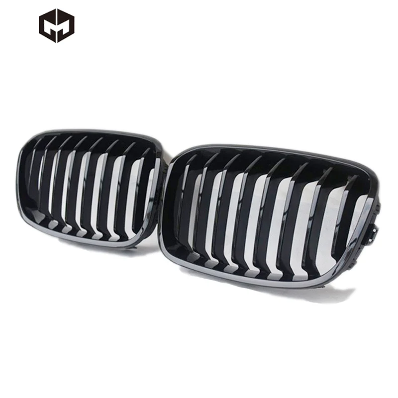 

In Stock ABS gloss black 1 slat front bumper sport grill auto parts modification grille intake grid for1 Series M1 F20 04-IN
