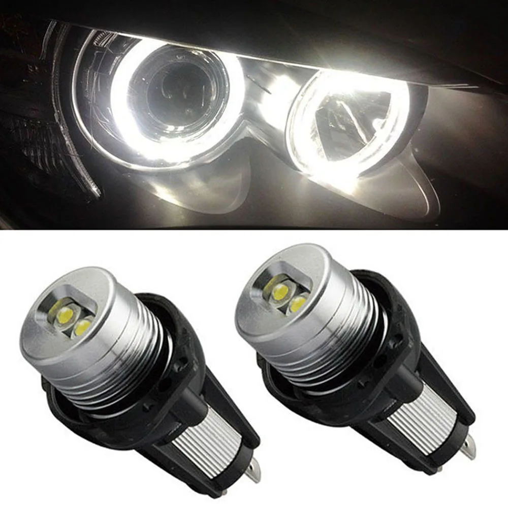 2 LED 12V chip angel eye LED logo light bulb for replacement for BMW