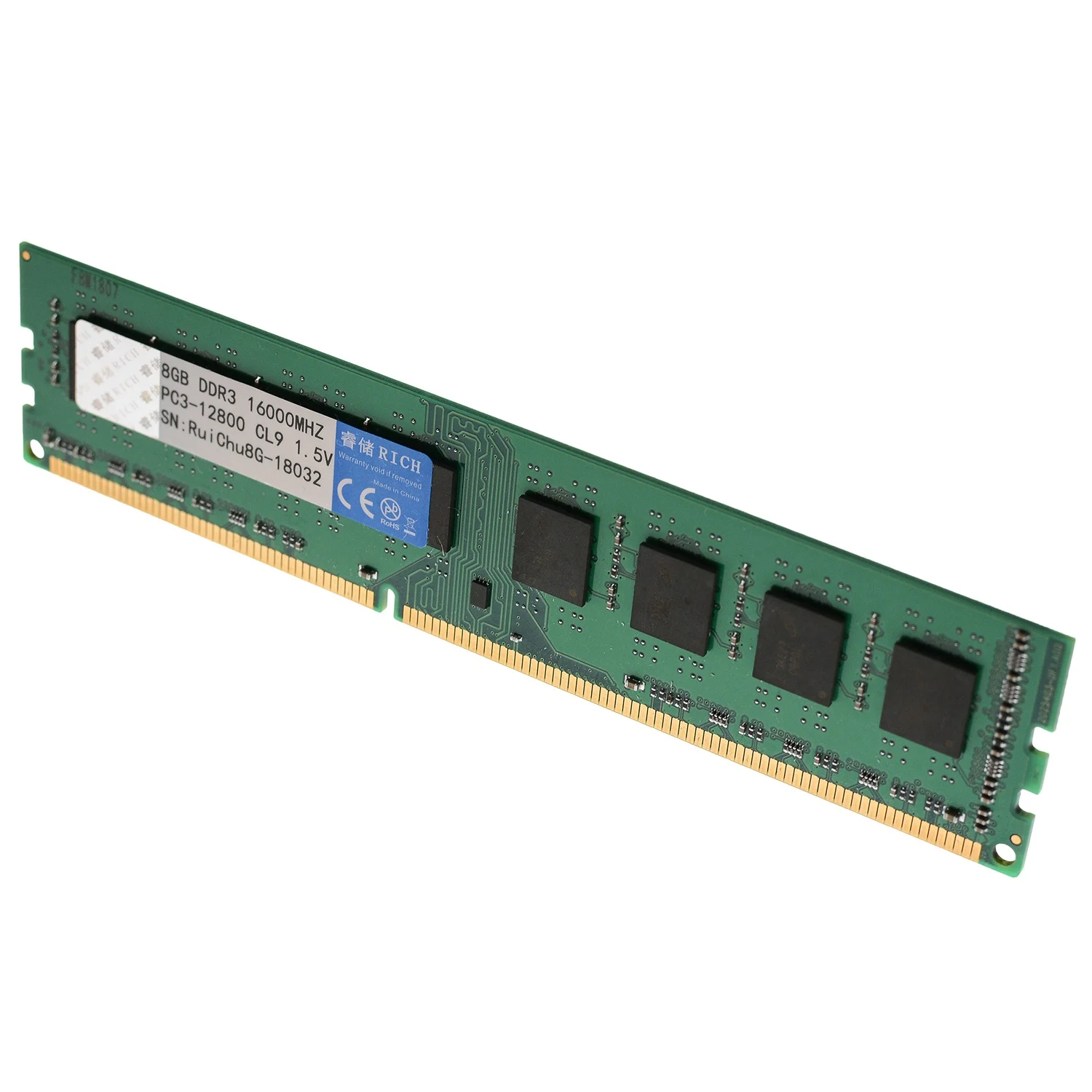 Ruichu Ddr3 8G 1600 Mhz 1,5 V 240Pin ОЗУ компьютера памяти для материнской платы Amd