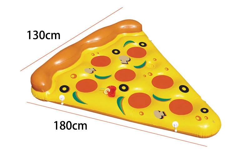 180 см 70 дюймов Лето симмминг бассейн Hug надувные пиццы бассейн поплавок Подушка водные виды спорта Забавные игрушки пляжные надувные матрасы
