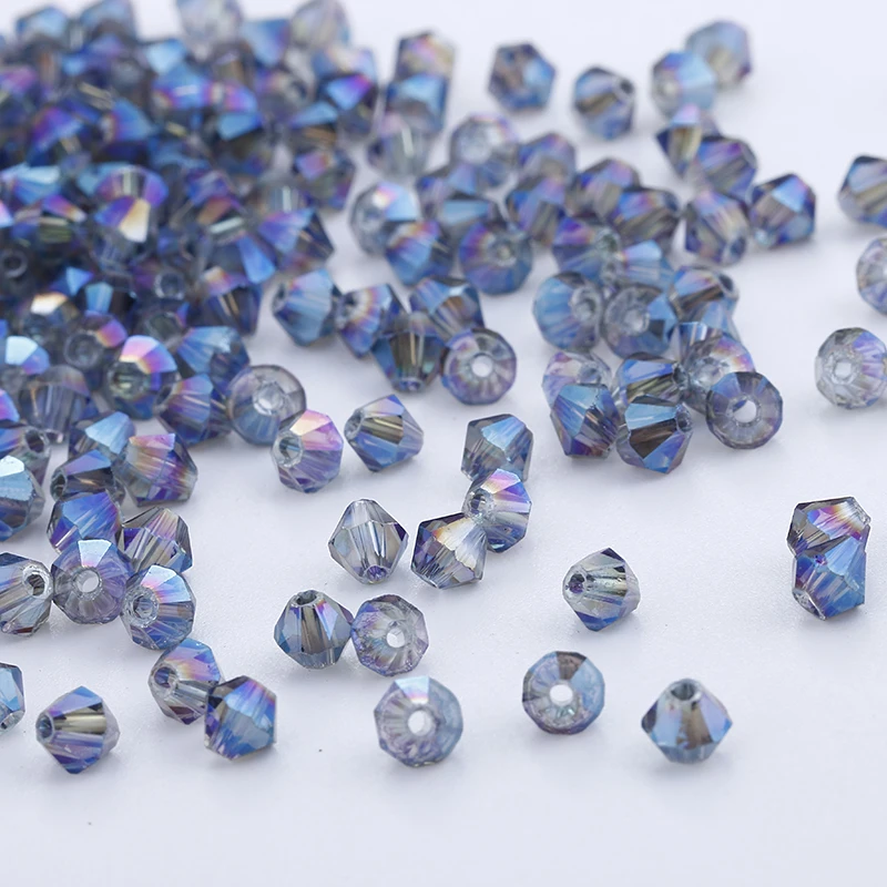 Wholesale 5301 3mm 1000pcs Glass Crystals Beads Bicone Faceted Bead loose Spacer Beads DIY