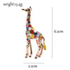 CINDY XIANG Enamel Giraffe Brooches for Women Cute Animal Brooch Pin Fashion Jewelry Gold Color Gift For Kids Exquisite Broches ► Photo 2/5