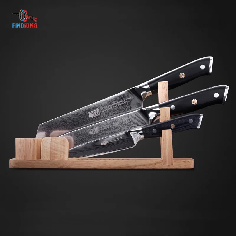 Набор дамасских ножей FINDKING G10 7 дюймов 8 шеф нож фруктовый 71 слоя дамасская сталь 5