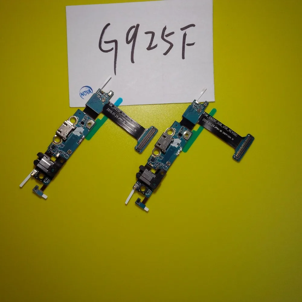 Wyieno Новый G925f зарядный порт ленты запасные части для Galaxy S6 Edge Micro USB зарядное