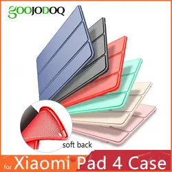 Для Xiaomi mi Pad 4 чехол, GOOJODOQ mi Pad4 чехол ПУ; кожа; силикон софтпротивоударный Тонкий чехол для Xiaomi mi pad 4 чехол Funda