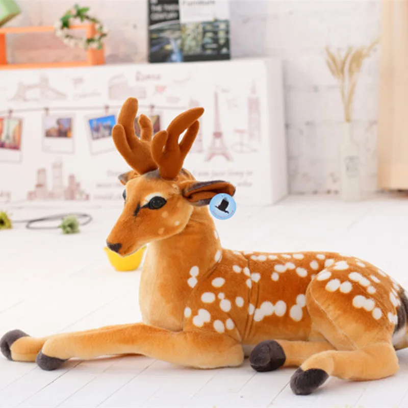 MIAOOWA 1PC Giant Cute Simulation Animal Plush Toy Soft Pillow Kawaii Deer Doll Kawaii Giraffe Children Baby Kid Birthday Gifts MIAOOWA 1PC Giant Cute Simulation Animal Plush Toy Soft Pillow Kawaii Deer Doll Kawaii Giraffe Children Baby Kid Birthday Gifts