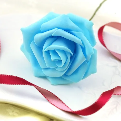 Горячая 1 шт 8 см искусственные цветы розы из пены Свадебные украшения ручной работы Скрапбукинг домашний декор Diy букет цветов