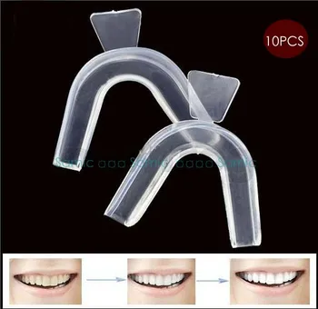 

10pcs Dental Teeth Thermoforming Mouth Whitening Tray Bleaching Tooth Whitener