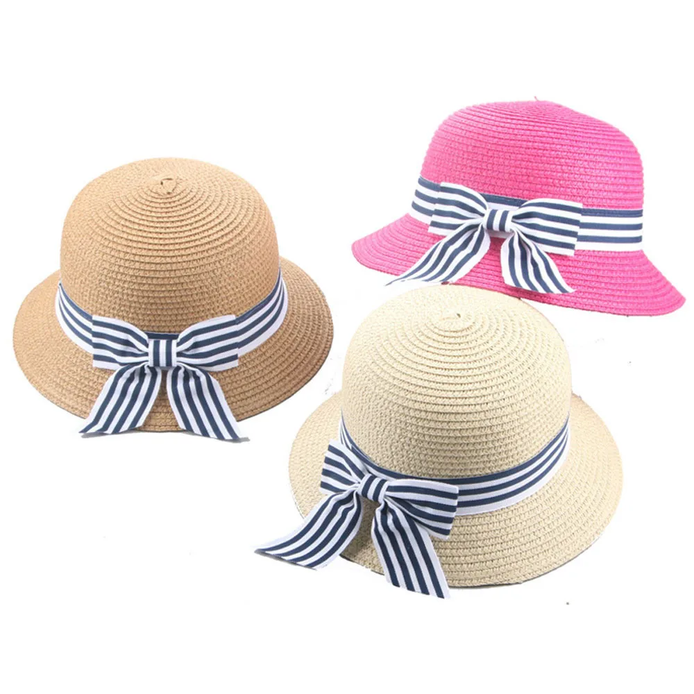 

New Fashion Cute Summer Baby Cap Children Breathable Straw Hat Kids Boy Girls Hats High Quality Drop Shipping