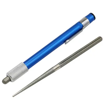 

by dhl 500pcs high quality Portable Diamond Sharpening Stone Pen Stick Type Sharpener for Hunting Kitchen tools