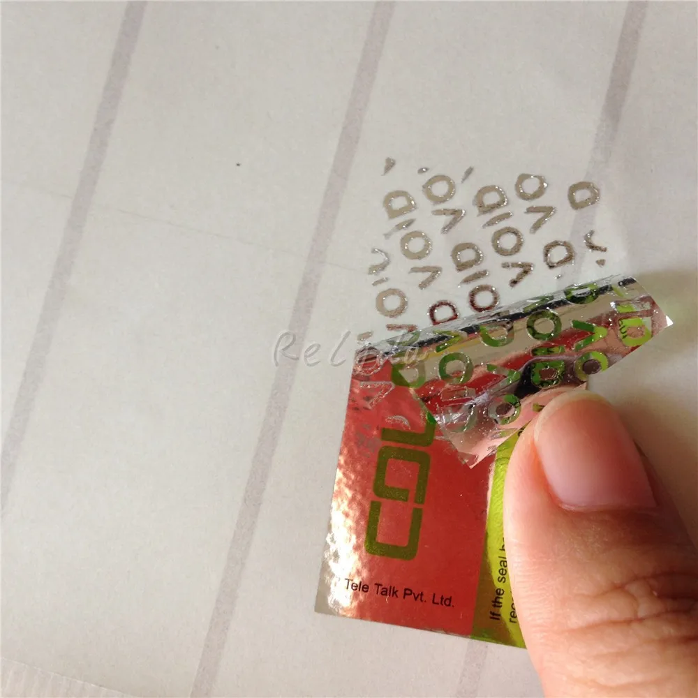 1000pcs 무료 배송 Tamper Evident Sealing Label 위조 방지 상자 카톤 보안 포장 Tamper Evident Sticker 55*25mm