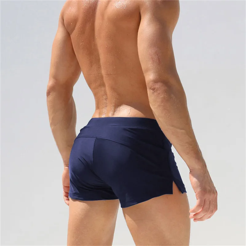 Summer Brand Man Swimwear Men's Swimsuits Surf Board Beach Wear Men Briefs Swimming Trunks Boxer Shorts Swim Suits Gay Pouch