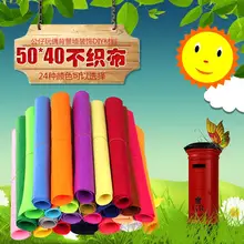 Вы можете выбрать разные цвета; 24 цвета, 50 см* 40 см полиэстеровый фетр ткань Ручное шитье для поделок материал для домашнего декора Толщина 1 мм