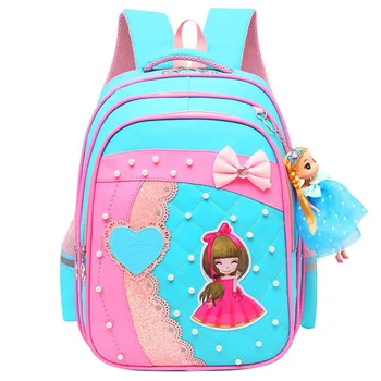 

2020 New Children School Bags For Girls Orthopedic kids Backpack Primary School Backpacks schoolbag satchel Mochila Infantil Zip