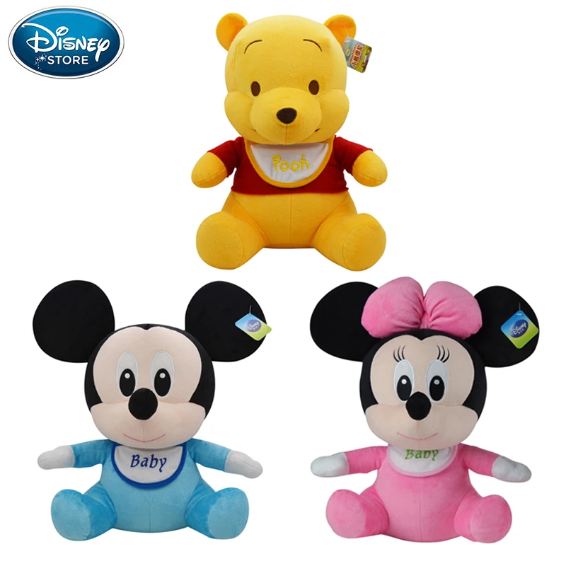 Disney Peluche 21 Cm Bambino Winnie The Pooh Mickey Mouse Minnie Bambola Di Pezza Ragazzi Ragazze Regalo Di Compleanno Per Il Bambino Bambini Girl Birthday Gifts Gifts For Babybirthday Gift Aliexpress