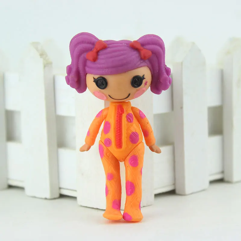 1 шт. 3 дюйма оригинальные MGA куклы Lalaloopsy Мини Куклы для девочек игрушка игровой домик каждый уникальный