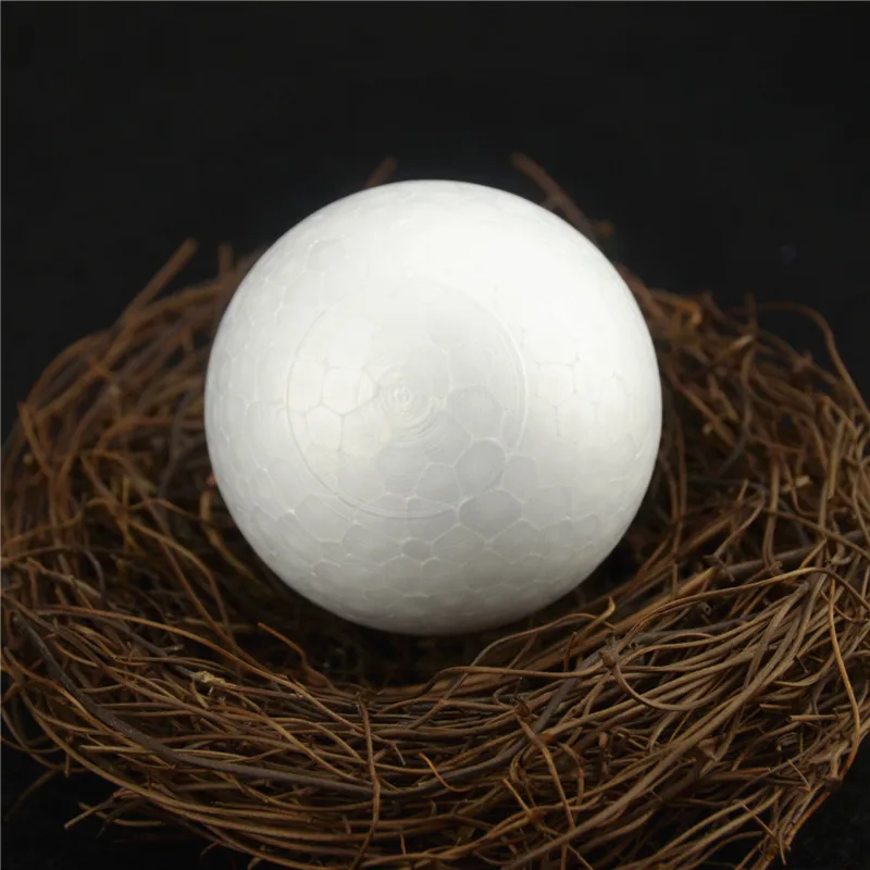 20 шт./лот 6 см белый моделирование полистирол пенополистирол мяч сферы для новых DIY ремесла поставки рождественской вечеринки украшения