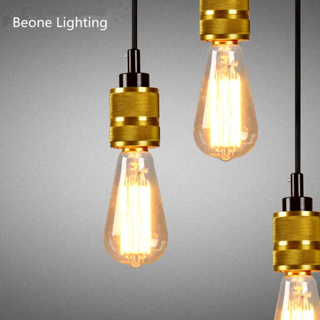 Moderne Vintage Land E27 Edison lamp Gold Socket Goedkope Hanglamp ... Moderne Vintage Land E27 Edison lamp Gold Socket Goedkope Hanglamp ...