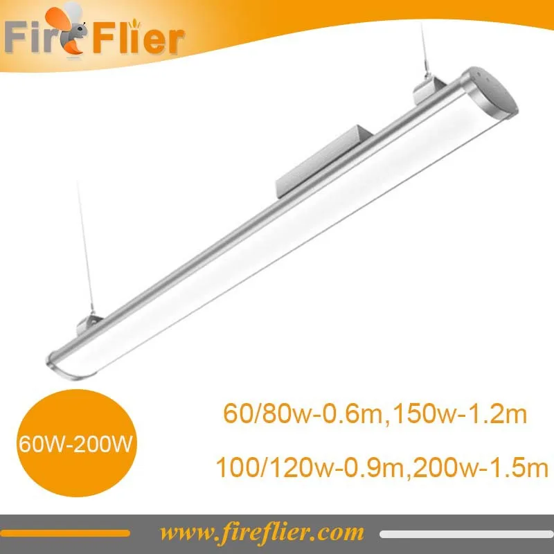 4pcs 3 feet 4 feet 5 feet Led High bay Linear Light 100w 120w 150w 200w replace 4 tubes T8 Flurescent Light waterproof