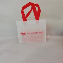 500 шт/партия Многоразовые Нетканые хозяйственные сумки рекламные сумки индивидуальные сумки