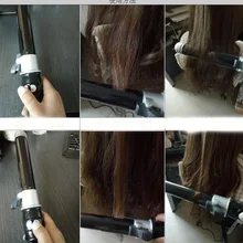 ЖК-дисплей Керамика щипцы для завивки волос Плойка для профессиональной завивки, маленького размера, круглой формы с диаметром 32 мм/28 мм/25 мм 110 v-240 v