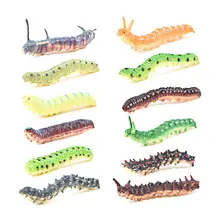 12 шт./компл. моделирование животных червь цифры Модель игрушки Хэллоуин Шутки трюк детские развивающие Коллекция подарков