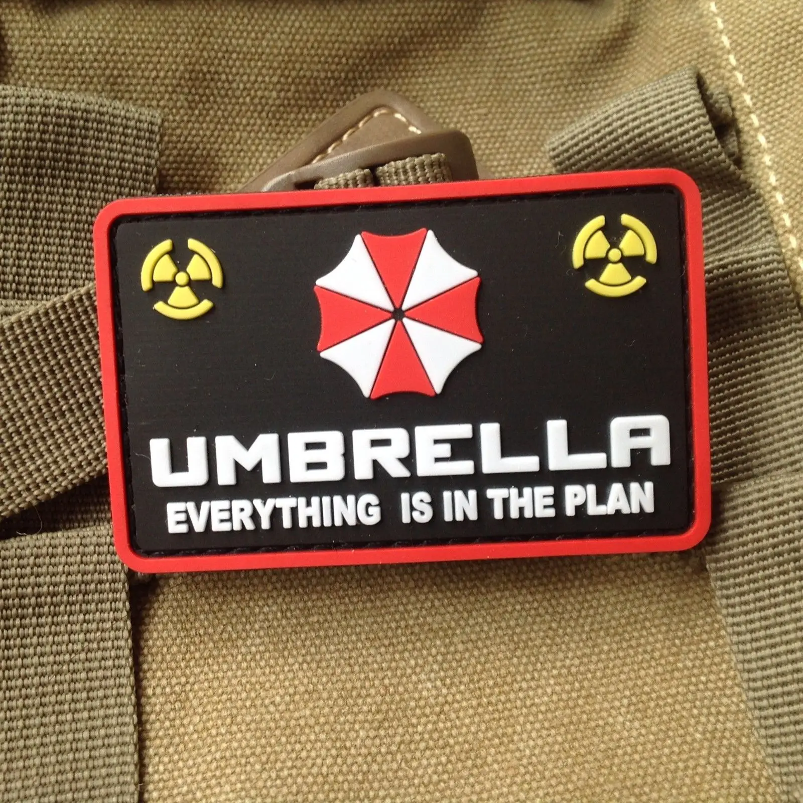 

UMBRELLA CORPORATION 3D PVC ARMY MORALE CHEST/ SHOULDER RUBBER PATCH