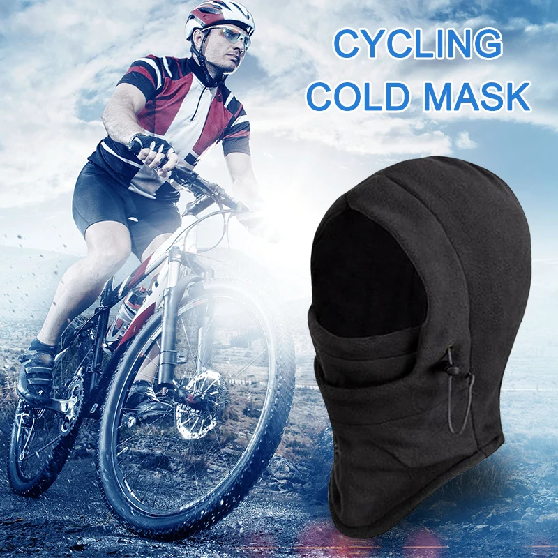 Новые головные уборы, зимние велосипедные шапки для шеи, шарф, ветрозащитная теплая маска для мотоцикла, велосипеда, защита для лица, Пылезащитная, защита от холода, маска, шлем