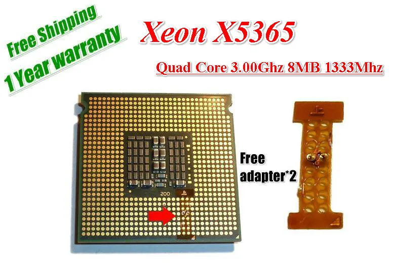 Оригинальный процессор Xeon X5365 SLAED/SLAC3 (3 0 ГГц/8 Мб/1333 МГц/четырехъядерный) серверный