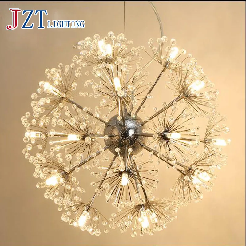 T Dandelion Circular Fashion Creative Pendant Lighting Modern Indoor Novelty Lighting With LED