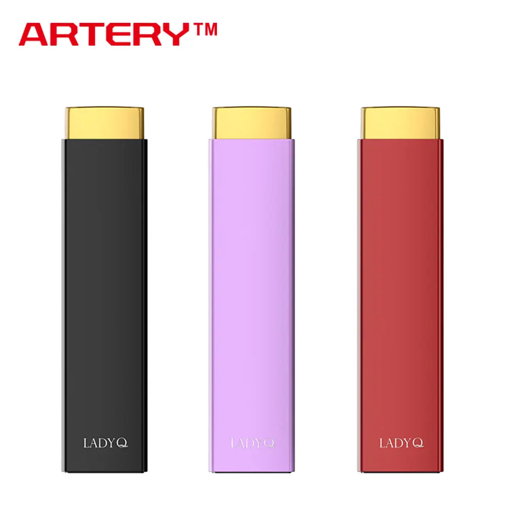

For Ladies ! Original Artery Lady Q Starter Kit 1000mAh with Tank 1.5ml for Female Vapers 1000mAh Built-in Battery Easy To Carry
