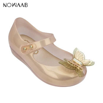 

Mini Melissa Ultragirl Fly 2019 New Summer Bow Girl Jelly Shoes Girls Non-slip Sandals Kids Beach Sandal Toddler