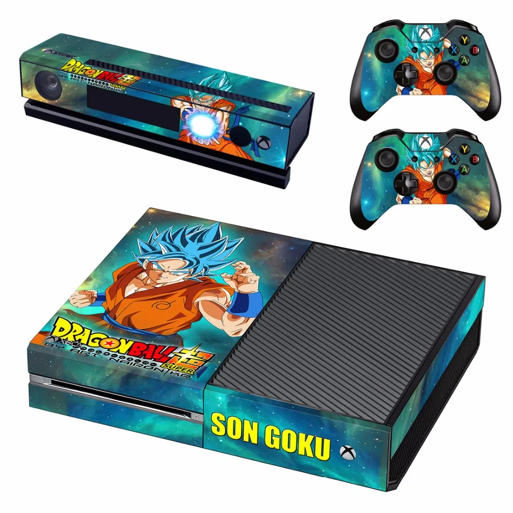 Dragon Ball Super Son Goku виниловые наклейки для кожи наклейка для Xbox One консоли и Kinect и 2 контроллера