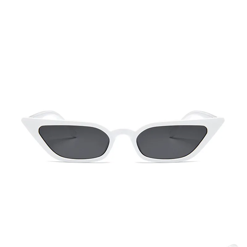 Красные ретро женские солнцезащитные очки "кошачий глаз", винтажные розовые леопардовые линзы, женские солнцезащитные очки, роскошные брендовые Модные солнцезащитные очки - Цвет линз: White Gray