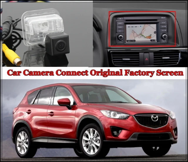 Бокерон для Mazda CX-5 CX 5 CX5 2013 RCA& Экран Дисплей Совместимость заднего вида Камера Резервное копирование Камера