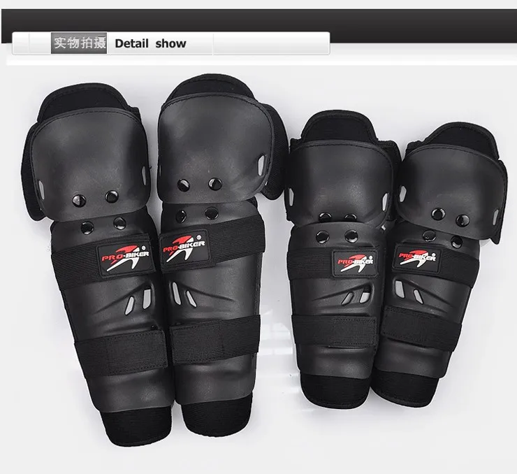 

PRO-BIKER Motorcycle Off-road racing elbow pads & knee pads protector motocross motor Racing Knee Guards MX KneePads