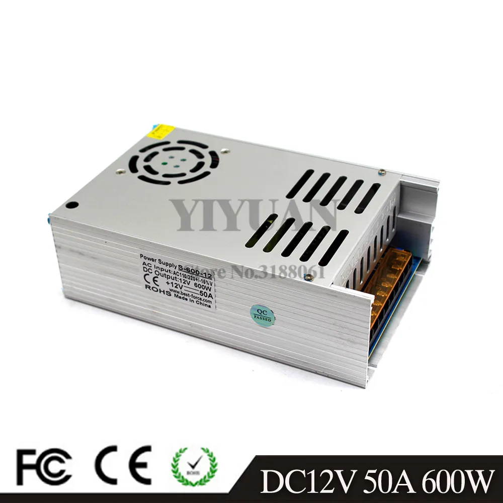 12V600W