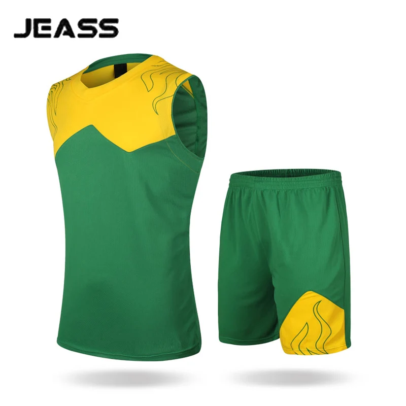 JEASS Boy Basketball Jersey Basketball Training Suit for baloncesto