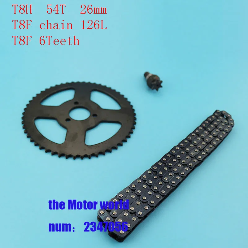 ATV 29mm 54Tooth 25H 2 Stroke126 links Pinion Sprocket For 47cc 49cc Chinese Pocket Bike Quad 4 Wheeler Mini moto