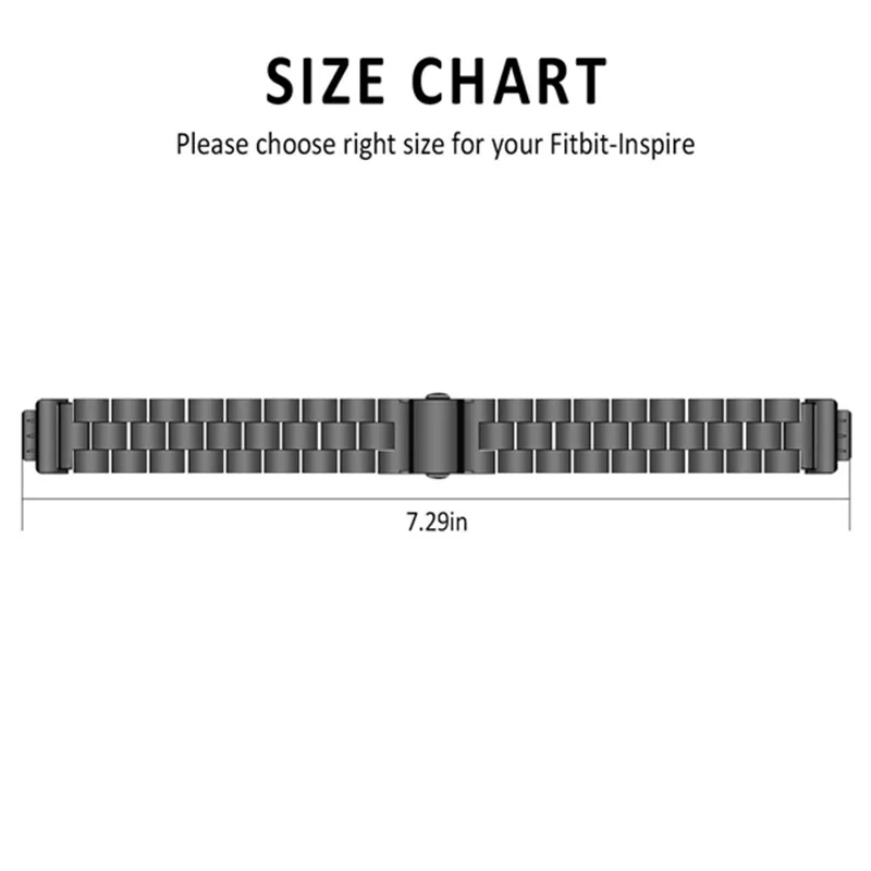 Модный металлический браслет Correa для Fitbit Inspire HR фитнес сменный Браслет Смарт