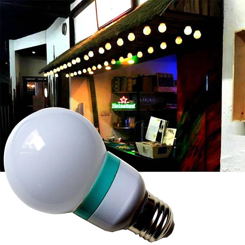 

E27 LED 7 Color Changing RGB Magic Light Bulb Lamp 2835 Lamp beads use for Christmas Days Background Wall ad Decoration