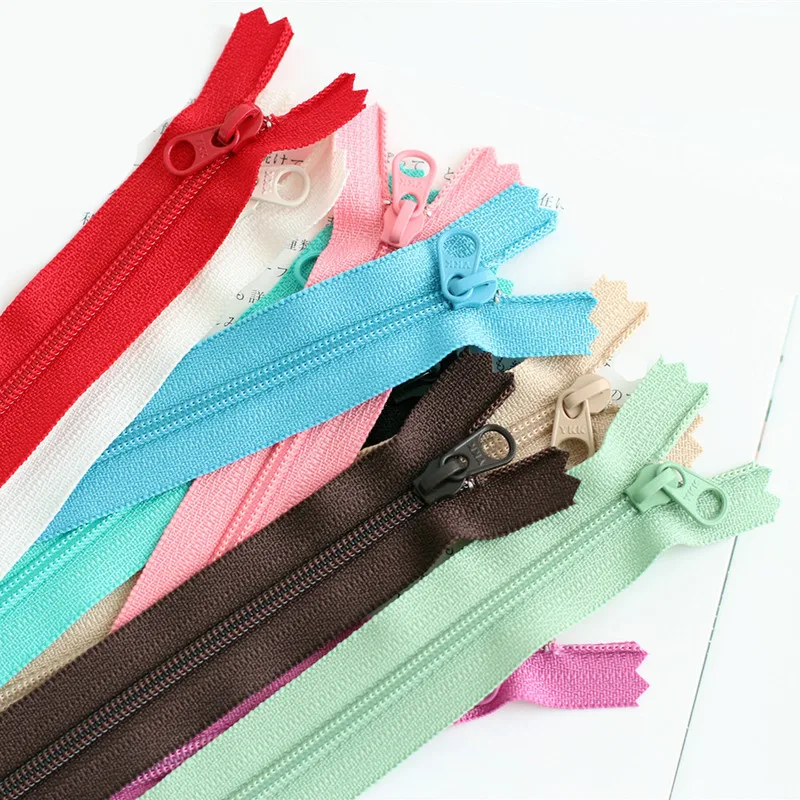 

70cm Open end zipper auto lock color plastic resin zipper for jacket overcoat Non-slip metal slider zipper garment accessories