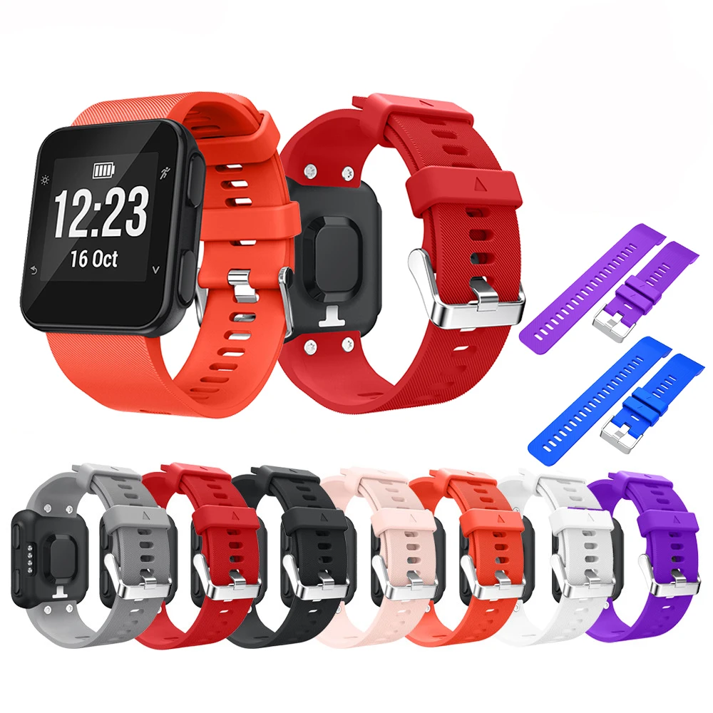 

For Garmin Forerunner 35 Silicone Watch Band Strap Bracelet For Garmin Forerunner 35 Replacement Bracelet Smart Watch Accessory