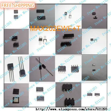 MAX202EWE + T 16-SOIC 202 202E MAX202E MAX202 RS-232 202EW 3 ШТ./ЛОТ БЕСПЛАТНАЯ ДОСТАВКА | Электронные